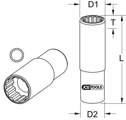 KS TOOLS Padrun 918.1717